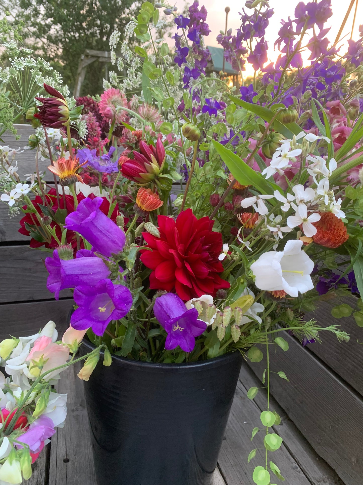 Flower arrangers buckets