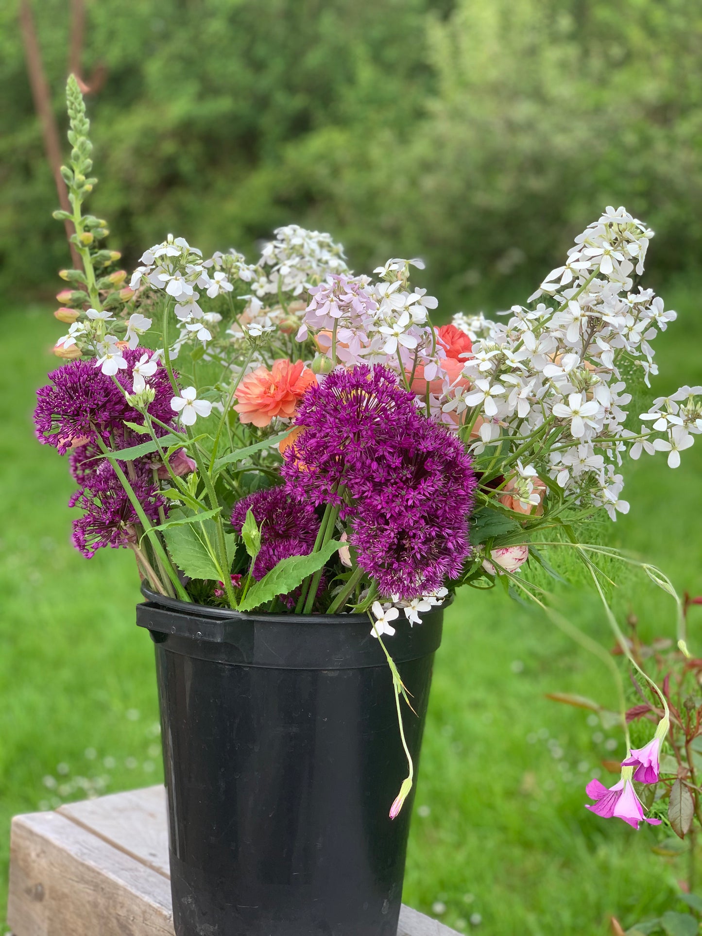 Flower arrangers buckets